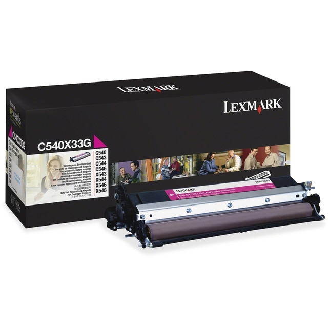 LEXMARK INTERNATIONAL, INC. C540X33G Lexmark Magenta Developer Unit For C54X Printer - Laser - Magenta