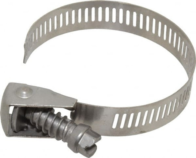 IDEAL TRIDON M550020706 Worm Gear Clamp: SAE 20, 3/4 to 1-3/4" Dia, Stainless Steel Band