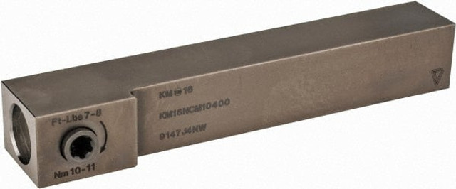 Kennametal 2238506 Modular Lathe Shank: Neutral, KM16, Square Shank