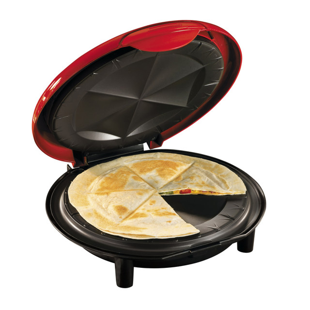 Nostalgia Electrics EQM200  EQM200 Quesadilla Maker, Red/Black