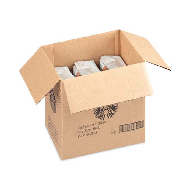 STARBUCKS COFFEE COMPANY 11018186CT Coffee, Pike Place, 1 lb Bag, 6/Carton