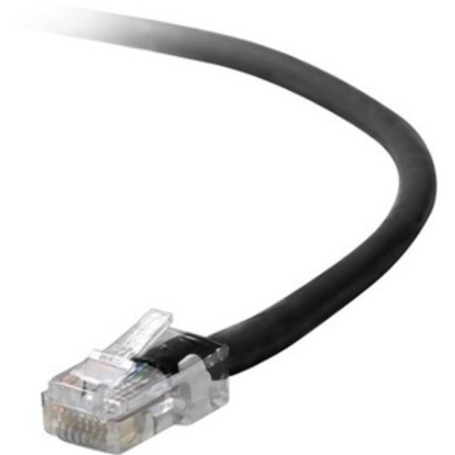 BELKIN, INC. A3L980-14-BLK Belkin CAT6 Ethernet Patch Cable, RJ45, M/M - 14 ft Category 6 Network Cable for Network Device - First End: 1 x RJ-45 Network - Male - Second End: 1 x RJ-45 Network - Male - Patch Cable - Gold Plated Connector - Gold Plate BELKIN, INC. A3L980-14-BLK Belkin CAT6 Ethernet Patch Cable, RJ45, M/M - 14 ft Category 6 Network Cable for Network Device - First End: 1 x RJ-45 Network - Male - Second End: 1 x RJ-45 Network - Male - Patch Cable - Gold Plated Connector - Gold Plate