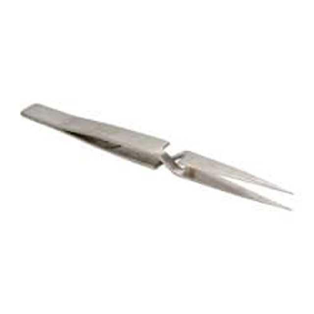 Value Collection 10480-SA Reverse Action Tweezer: NAA, Long & Strong Point Tip, 4-7/8" OAL