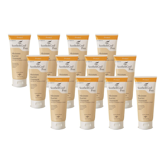 MEDLINE INDUSTRIES, INC. MSC095382 Soothe & Cool Moisture Barrier Ointment, 7 Oz, Case Of 12 MEDLINE INDUSTRIES, INC. MSC095382 Soothe & Cool Moisture Barrier Ointment, 7 Oz, Case Of 12
