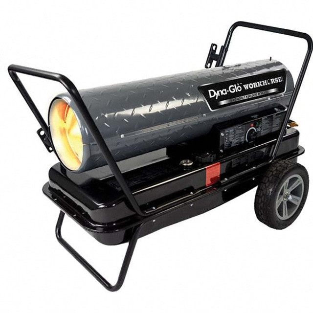 GHP GROUP KFA180WH 140,000 to 180,000 BTU Diesel/Kerosene/JP-8/Jet A Forced Air Heater with Thermostat