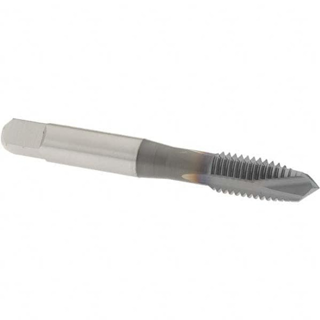 OSG 1981608 Spiral Point Tap: M10x1.50 Metric Coarse, 3 Flutes, Plug, 6H Class of Fit, High Speed Steel, TiCN Coated