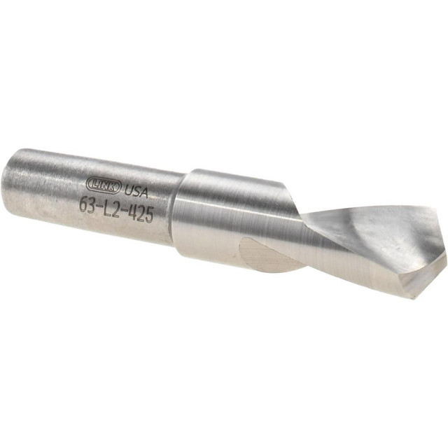 Link Industries 63-L2-425 Spotting Drill: 3/8" Dia, 120 ° Point, 2" OAL, High Speed Steel