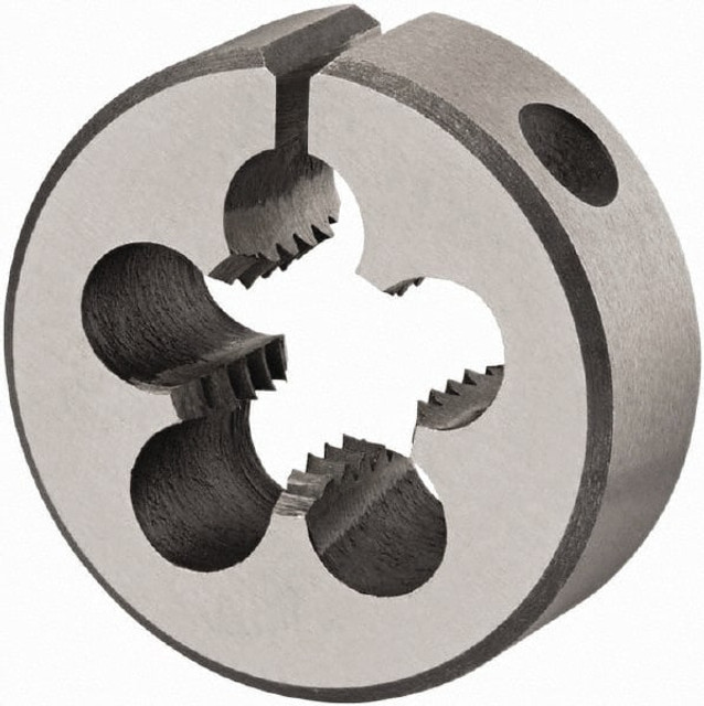 DORMER 5977968 Round Die: 1-1/4-7, 7/8" OD, High Speed Steel