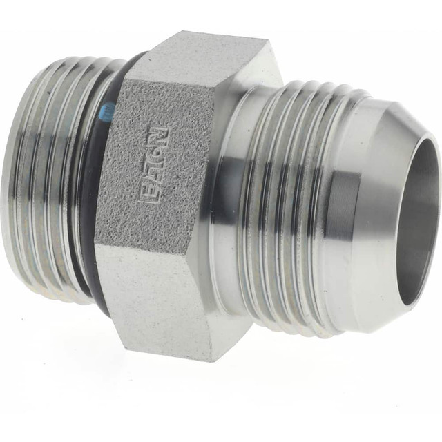 Eaton 202702-16-16S Steel Flared Tube Straight Thread Connector: 1" Tube OD, 1 Thread, 37 ° Flared Angle