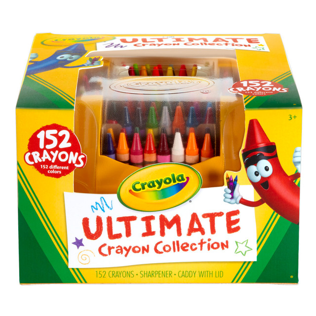 CRAYOLA LLC 52-0030 Crayola Ultimate Crayon Case, Assorted Colors, Pack Of 152 CRAYOLA LLC 52-0030 Crayola Ultimate Crayon Case, Assorted Colors, Pack Of 152