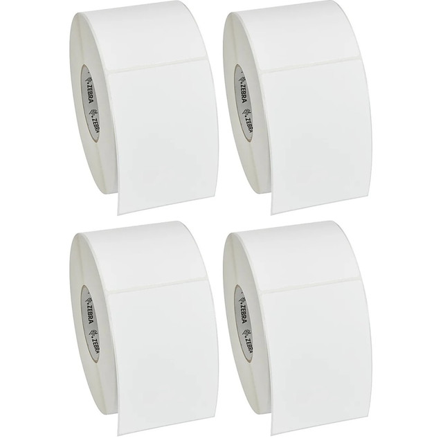 ZEBRA TECHNOLOGIES 10000281 Zebra Label Paper, F58790, 4in x 6in Thermal Transfer Zebra ZPerform 2000T, 3in Core