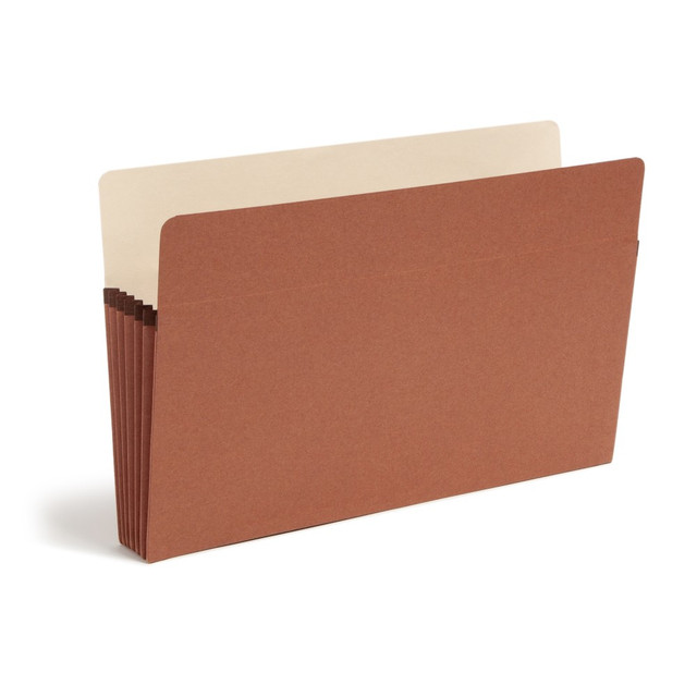 SMEAD MFG CO 74810 Smead Straight-Cut Tab Redrope File Pockets, Legal Size, 5 1/4in Expansion, 30% Recycled, Redrope, Box Of 50
