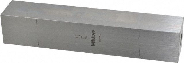 Mitutoyo 614205-531 Square Steel Gage Block: 5", Grade 0