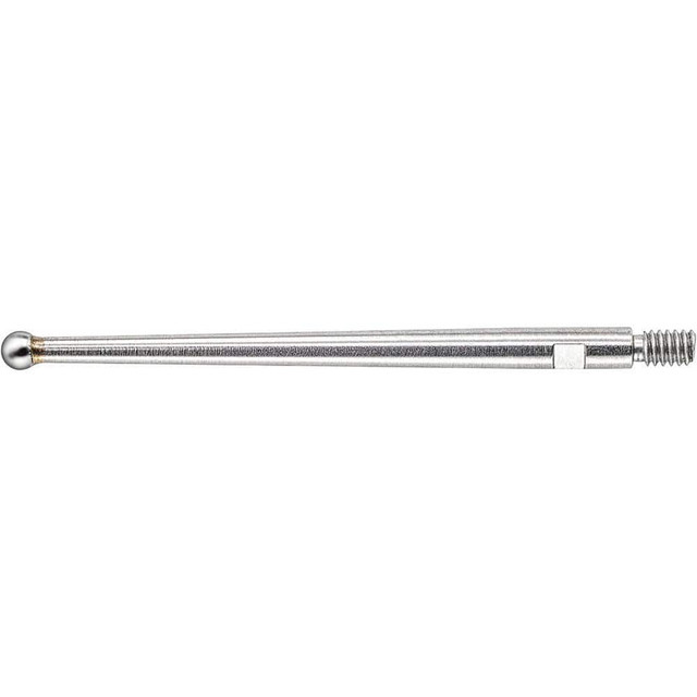 Starrett 72456 Test Indicator Ball Contact Point: 2 mm Ball Dia, 33.34 mm Contact Point Length, Carbide