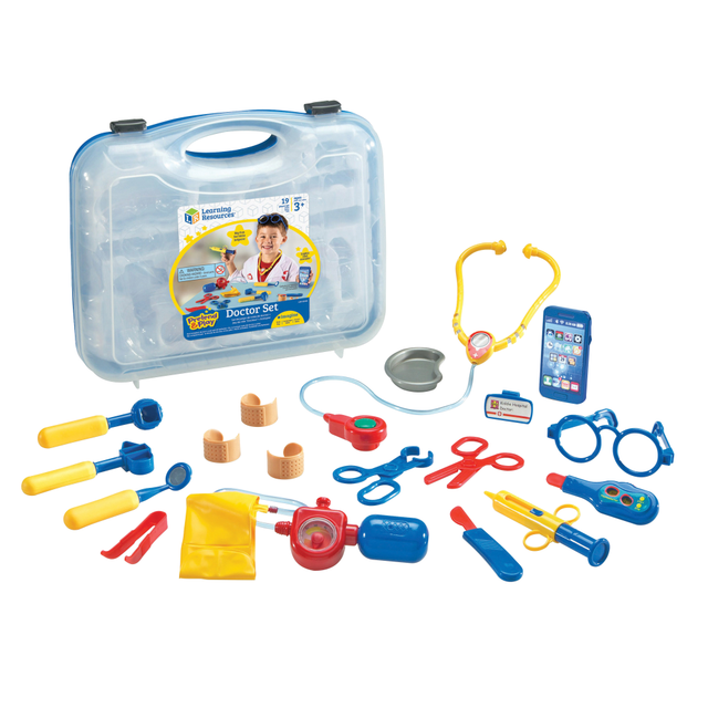 LEARNING RESOURCES, INC. Learning Resources LER9048  Pretend & Play Doctor Set, 12 1/2inH x 14 1/2inW x 3 1/2inD, Grades Pre-K - 4