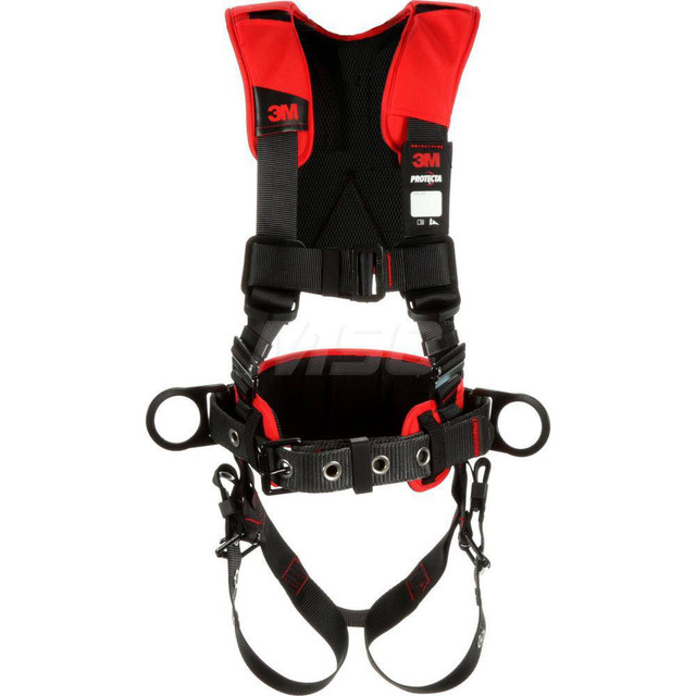 DBI-SALA 7100232011 Fall Protection Harnesses: 420 Lb, Construction Style, Size Small, For Positioning, Polyester, Back & Side