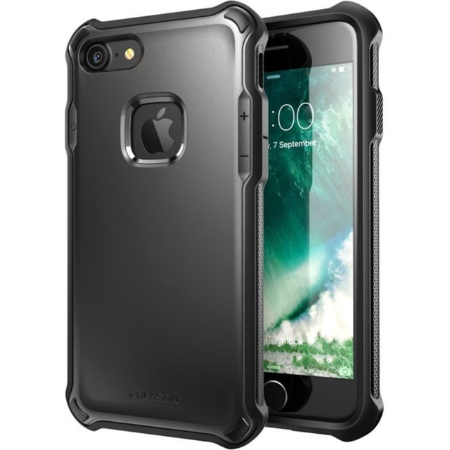 I BLASON LLC i-Blason IPHONE7-VENOM-METALLICGRAY  iPhone 7 Venom Case - For Apple iPhone 7 Smartphone - Metallic Gray - Rubberized, Metallic - Impact Resistant, Drop Resistant, Anti-slip, Shock Resistant, Bump Resistant - Thermoplastic Polyurethane (