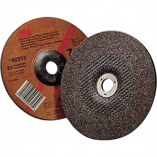 3M Depressed Center Wheel: Type 27, 7" Dia, Aluminum Oxide 7000118487