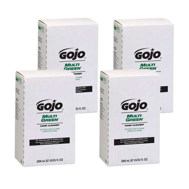 GOJO INDUSTRIES INC Gojo 7265-04  Multi Green Gel Hand Soap Cleaner, Citrus Scent, 67.63 Oz, Carton Of 4 Bottles