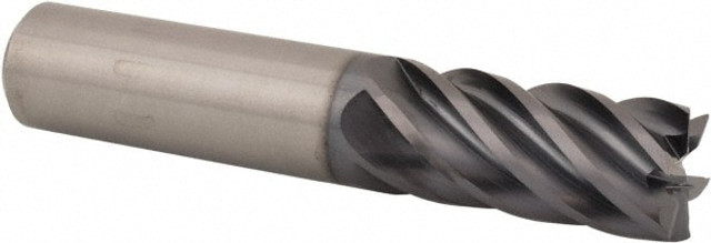 Kennametal 5351933 Square End Mill:  1.0000" Dia, 1.75" LOC, 1" Shank Dia, 4.5" OAL, 6 Flutes, Solid Carbide