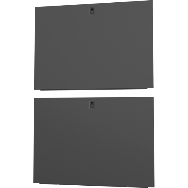 VERTIV VRA6012  VR 48U x 1200mm Deep Split Side Panels Black - Metal - Black - 48U Rack Height - 2 Pack - 47.2in Width