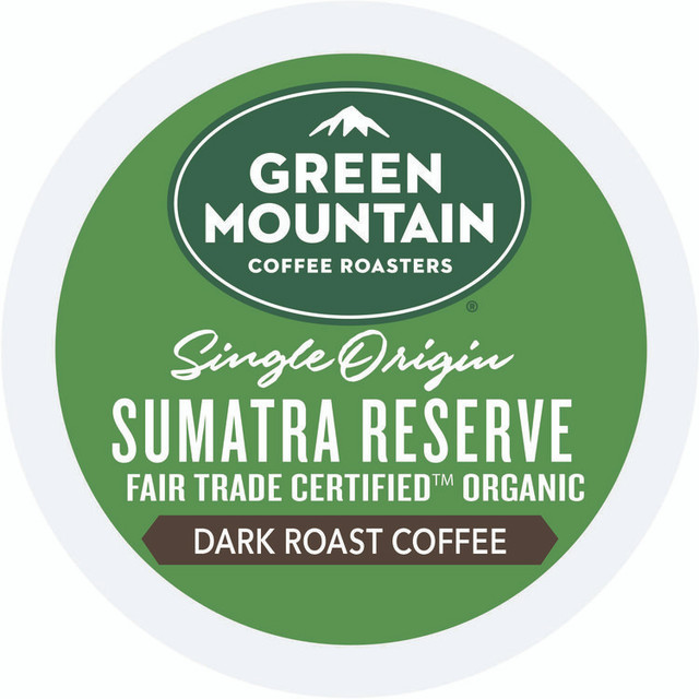 KEURIG DR PEPPER Green Mountain Coffee® 4060 Fair Trade Organic Sumatran Extra Bold Coffee K-Cups, 24/Box