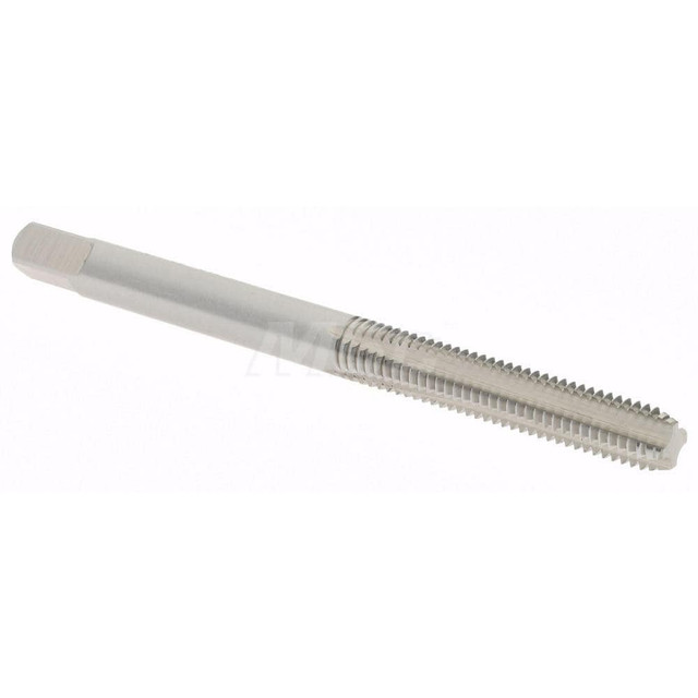 Hertel K008262AS Straight Flute Tap: #10-32 UNF, 4 Flutes, Bottoming, 3B Class of Fit, High Speed Steel, Bright/Uncoated