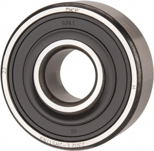 SKF 2302 E-2RS1TN9 Self-Aligning Ball Bearing: 15 mm Bore Dia, 42 mm OD, 17 mm OAW, Double Seal