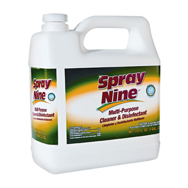 ITW PERMATEX INC 26801-4 Spray Nine Heavy-Duty Cleaner/Degreaser w/Disinfectant - Liquid - 128 fl oz (4 quart) - 4 / Carton - Clear