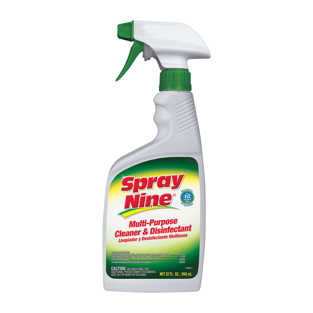 ITW PERMATEX INC 26825CT Spray Nine Heavy-Duty Cleaner/Degreaser w/Disinfectant - Spray - 22 fl oz (0.7 quart) - Bottle - 12 / Carton - Clear