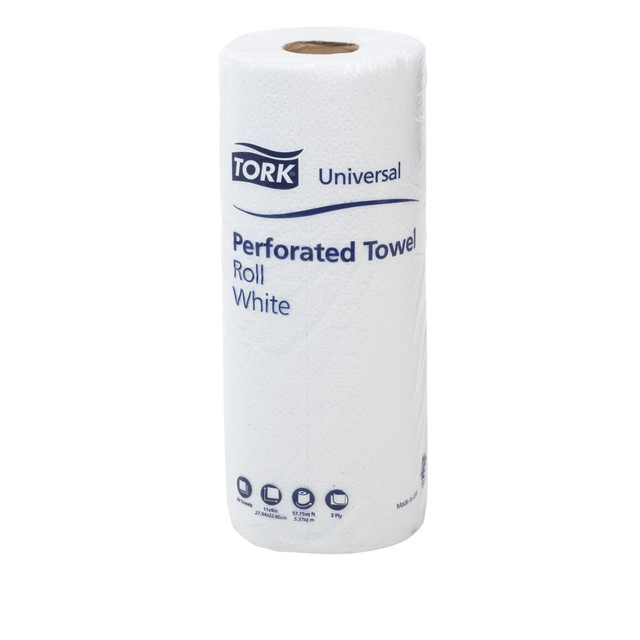 SCA TISSUE N.A. HB1990A Tork Universal 2-Ply Paper Towels, 84 Sheets Per Roll, Pack Of 30 Rolls