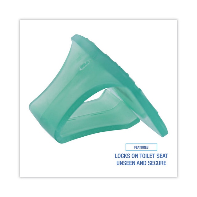 BOARDWALK CLIPCMECT Toilet Bowl Clip, Cucumber Melon Scent, Green, 72/Carton