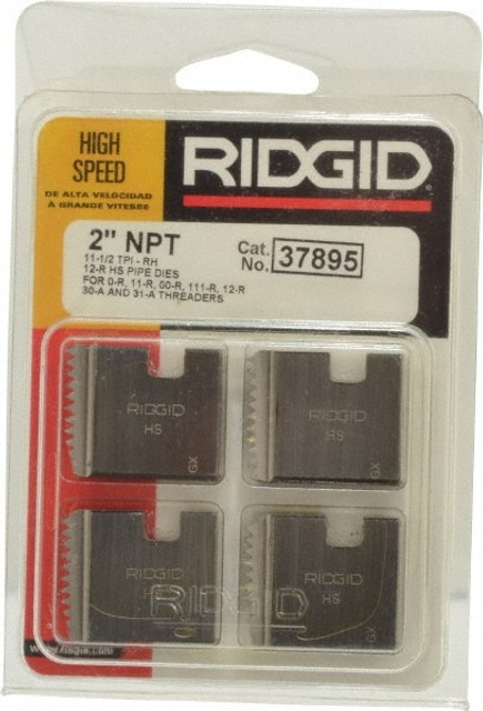 Ridgid 37895 2 - 11-1/2 NPT, Right Hand, High Speed Steel, Pipe Threader Die