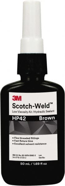 3M Pipe Thread Sealant: Brown, 50 mL Bottle 7100066622