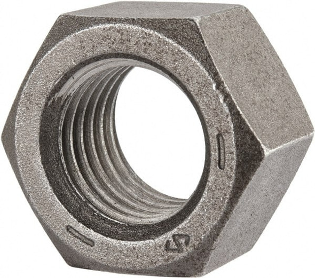 Value Collection 96790 Hex Nut: 1-1/8 - 7, Grade 5 Steel, Uncoated