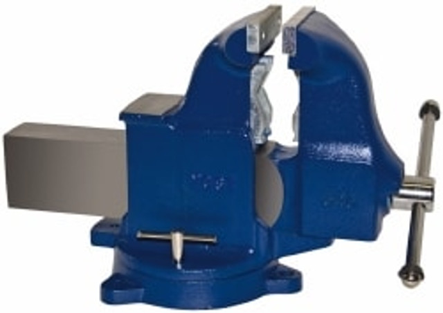 Gibraltar G56391 Bench & Pipe Combination Vise: 6" Jaw Width, 10" Jaw Opening, 7-1/2" Throat Depth