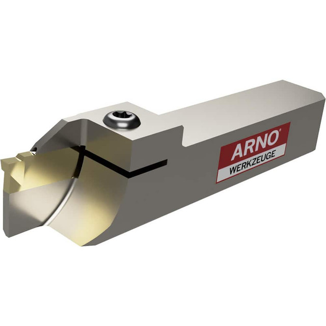 Arno 116668 Indexable Cut-Off Toolholders; Hand of Holder: Left Hand ; Maximum Depth of Cut (Decimal Inch): 0.5118 ; Maximum Workpiece Diameter (Decimal Inch): 1.0236 ; Toolholder Style: ARNO Fast Change ; Multi-use Tool: No ; Compatible Insert Size 
