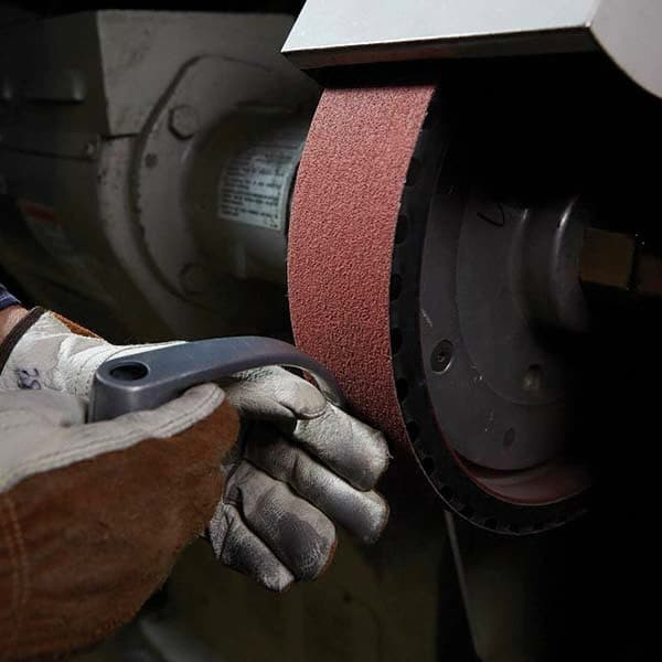 3M Abrasive Belt: 1/2" Wide, 24" Long, 36 Grit, Aluminum Oxide 7100127626