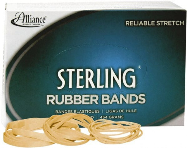 Alliance ALL24645 Pack of (425) 3-1/2" Circumference, 1/4" Wide, Light-Duty Band Rubber Band Strapping