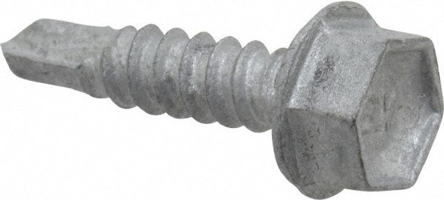 ITW Buildex 560014 #10, Hex Washer Head, Hex Drive, 3/4" Length Under Head, #3 Point, Self Drilling Screw