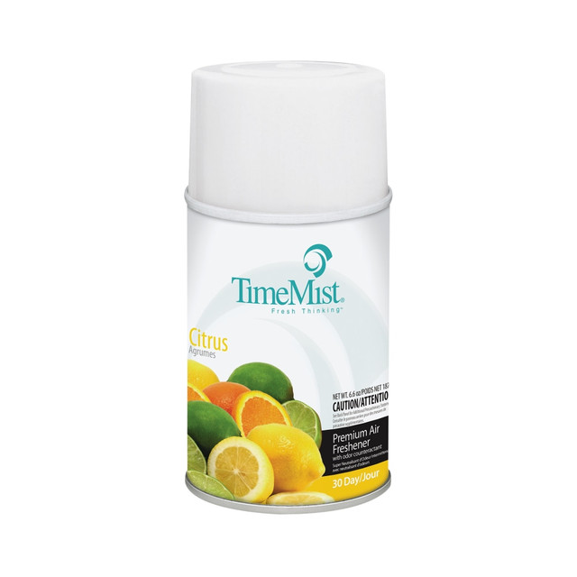 WATERBURY COMPANIES,INC. 33-2508 TimeMist Premium Metered Air Freshener Refills, Citrus, 6.6 Oz, Pack Of 12