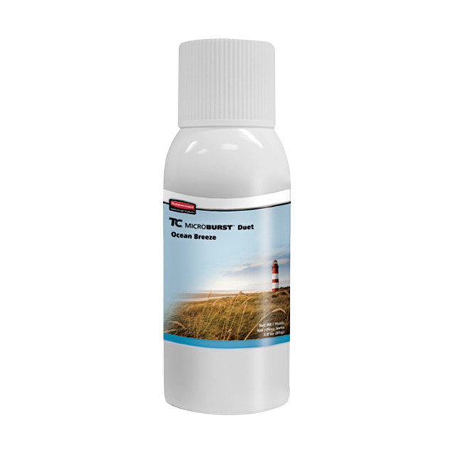 TECHNICAL CONCEPTS, LLC. FG4012581 Rubbermaid Microburst 3000 Refills, Ocean Breeze, 2 Oz, Case Of 12 TECHNICAL CONCEPTS, LLC. FG4012581 Rubbermaid Microburst 3000 Refills, Ocean Breeze, 2 Oz, Case Of 12
