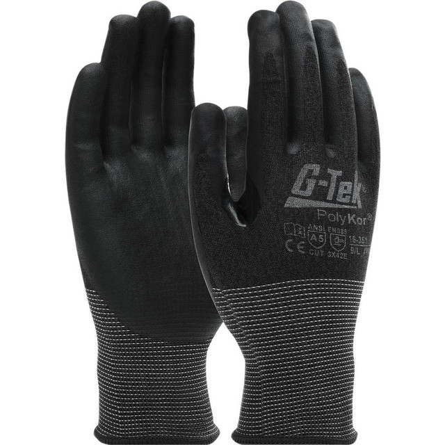 PIP 16-351/XL Cut & Puncture Resistant Gloves; Coating Material: Nitrile ; Coating Coverage: Palm & Fingers ; Glove Type: Cut-Resistant ; ANSI/ISEA Cut Resistance Level: A5 ; Primary Material: HPPE Blend ; Lining Material: HPPE Blend