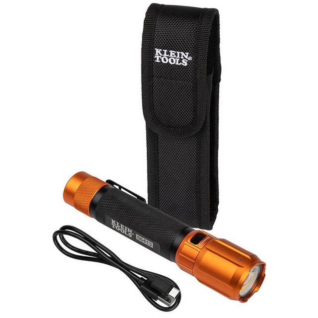 Klein Tools 56413 Flashlights; Bulb Type: LED ; Material: Anodized Aluminum ; Run Time: 50 ; Lumens: 1000 ; Number Of Light Modes: 5 ; Battery Chemistry: Lithium-ion