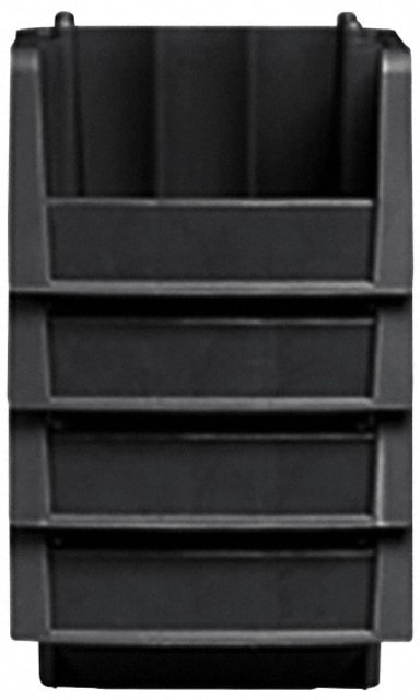 Akro-Mils 30716 Plastic Hopper Stacking Bin: Black