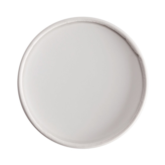 SOLO INTL CORP CA16A SOLO Spiral-Wound Paper Hot Cup Lids, Fits 16 oz Hot Cups, Paper, White, 25/Sleeve, 20 Sleeves/Carton