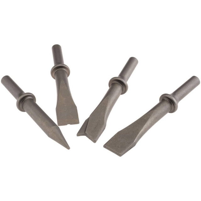 PRO-SOURCE 5590015010PRO Hammer & Chipper Replacement Chisel: Chisel Set, 5" OAL, 1-1/8" Shank Dia