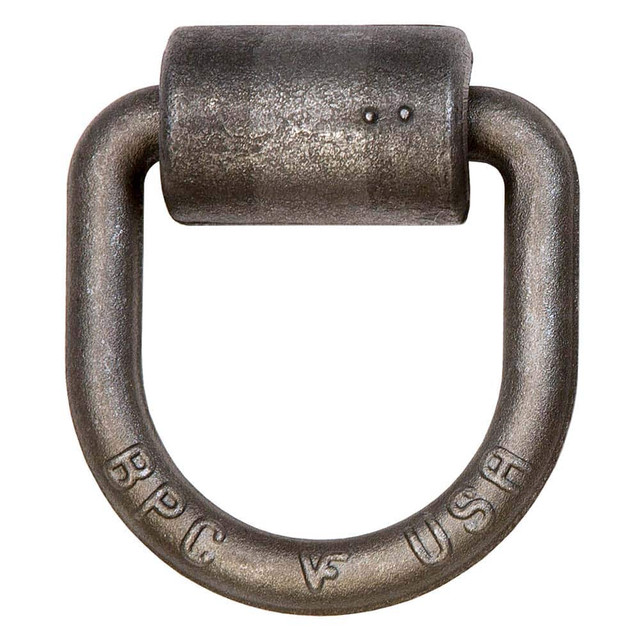 Buyers Products B38WPKGD Secure your load with confidence using Weld-On 1/2 Inch Forged D-Rings from Buyers Products. The D-ring and 2 in. bracket feature C-1045 forged steel construction and a working load limit of 4,080 lb. D-rings are not approved