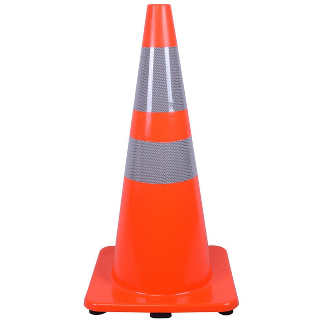 PRO-SAFE DH-TC-70WC Rigid Cone: Polyvinylchloride, 28" OAH, Orange