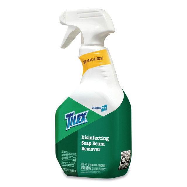 THE CLOROX COMPANY Tilex 35604  Soap Scum Remover And Disinfectant, 32 Oz, Carton Of 9 Bottles
